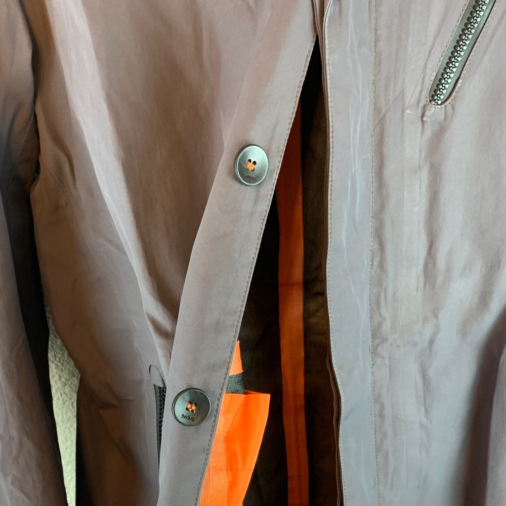 Swims women’s raincoat sz M long button down spring fall preppy career work - Picture 8 of 9